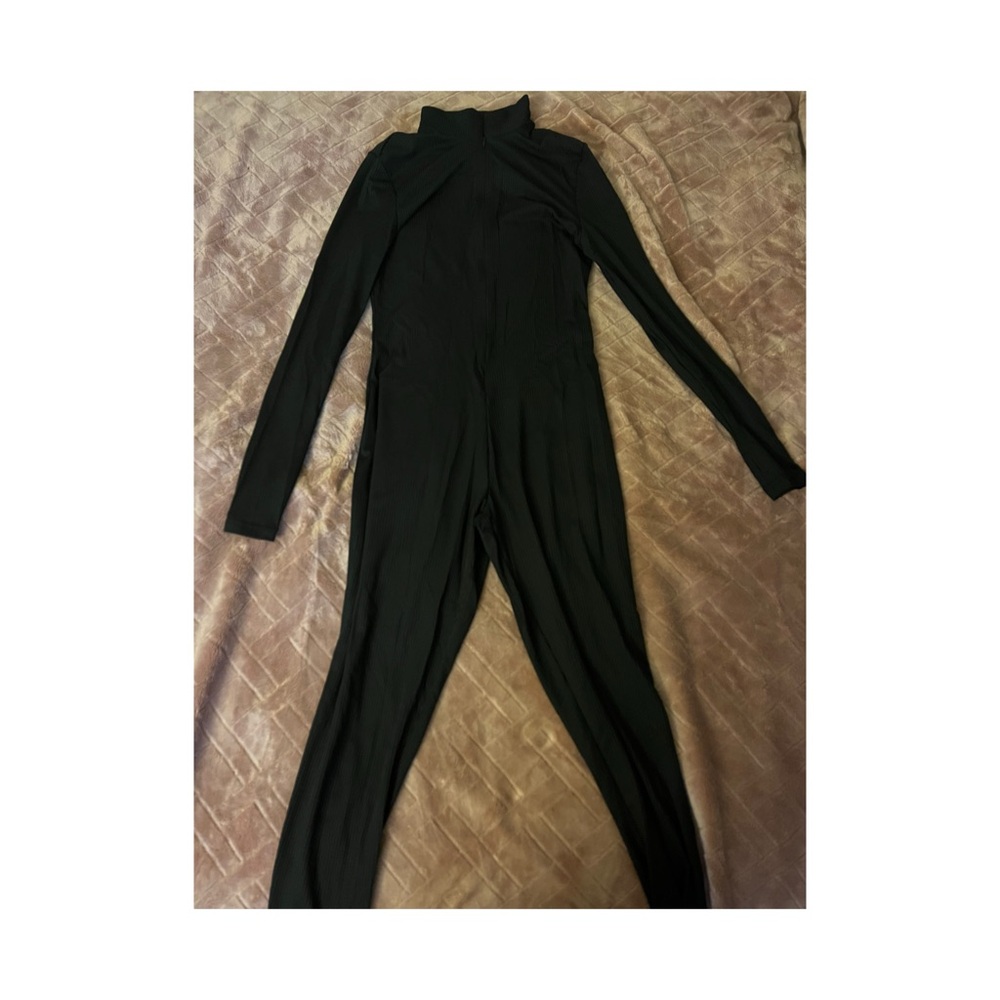 Black Long Sleeve Jumpsuit